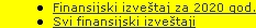 Finansijski izveštaj za 2020 god. Svi finansijski izveštaji